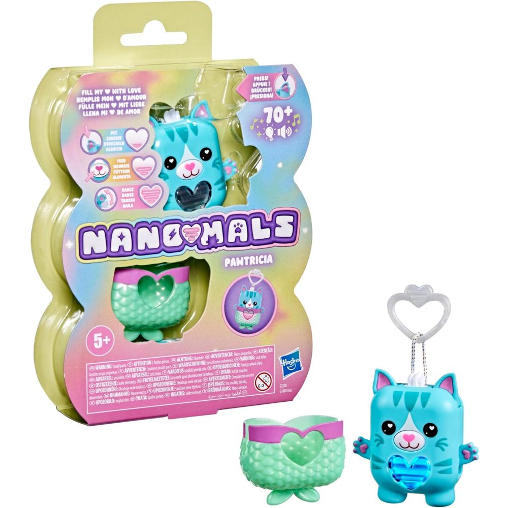 Hasbro Nano-Mals Pawtricia Le Chaton Bleu Hasbro Nano-Mals Pawtricia Le Chaton Bleu