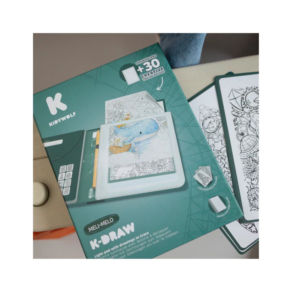 Tablette lumineuse avec dessin a decalquer Tablette lumineuse avec dessin a decalquer